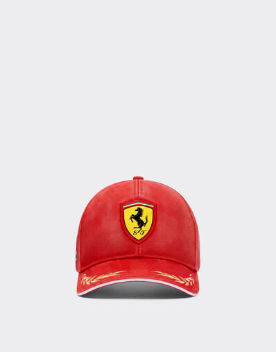 Ferrari Hamilton Replica Baseball Cap for the 2026 Monza Grand Prix Rosso LA0CP1137EXT0001f