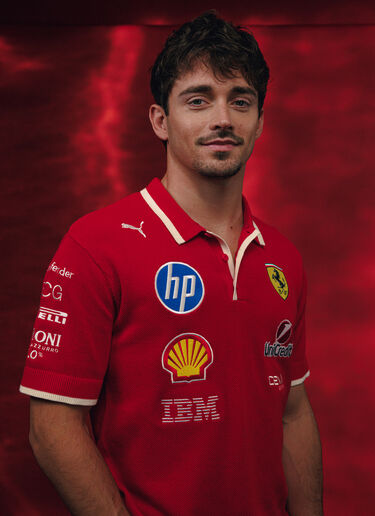 Ferrari Puma for Scuderia Ferrari HP Shanghai Special Edition polo shirt Red LA04Jf