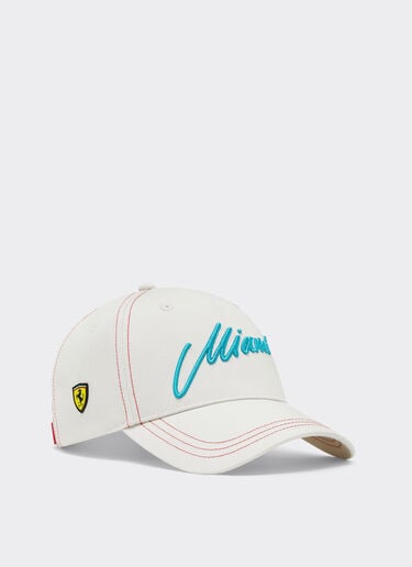 Ferrari Baseball cap Scuderia Ferrari Miami 2026 Avorio SANCP0023HMM0029f