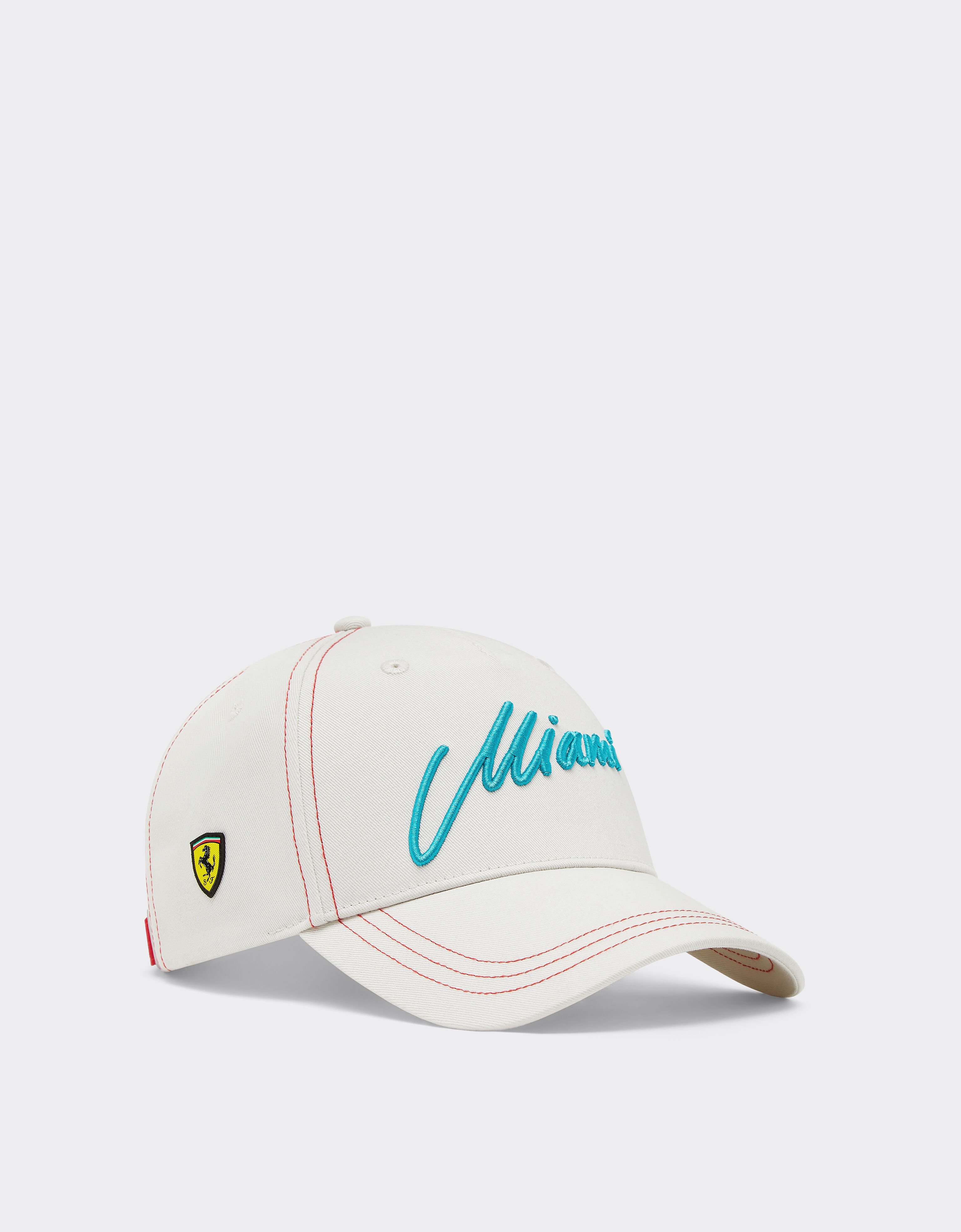 Ferrari Baseball cap Scuderia Ferrari Miami 2026 Avorio SANCP0023HMM0029f