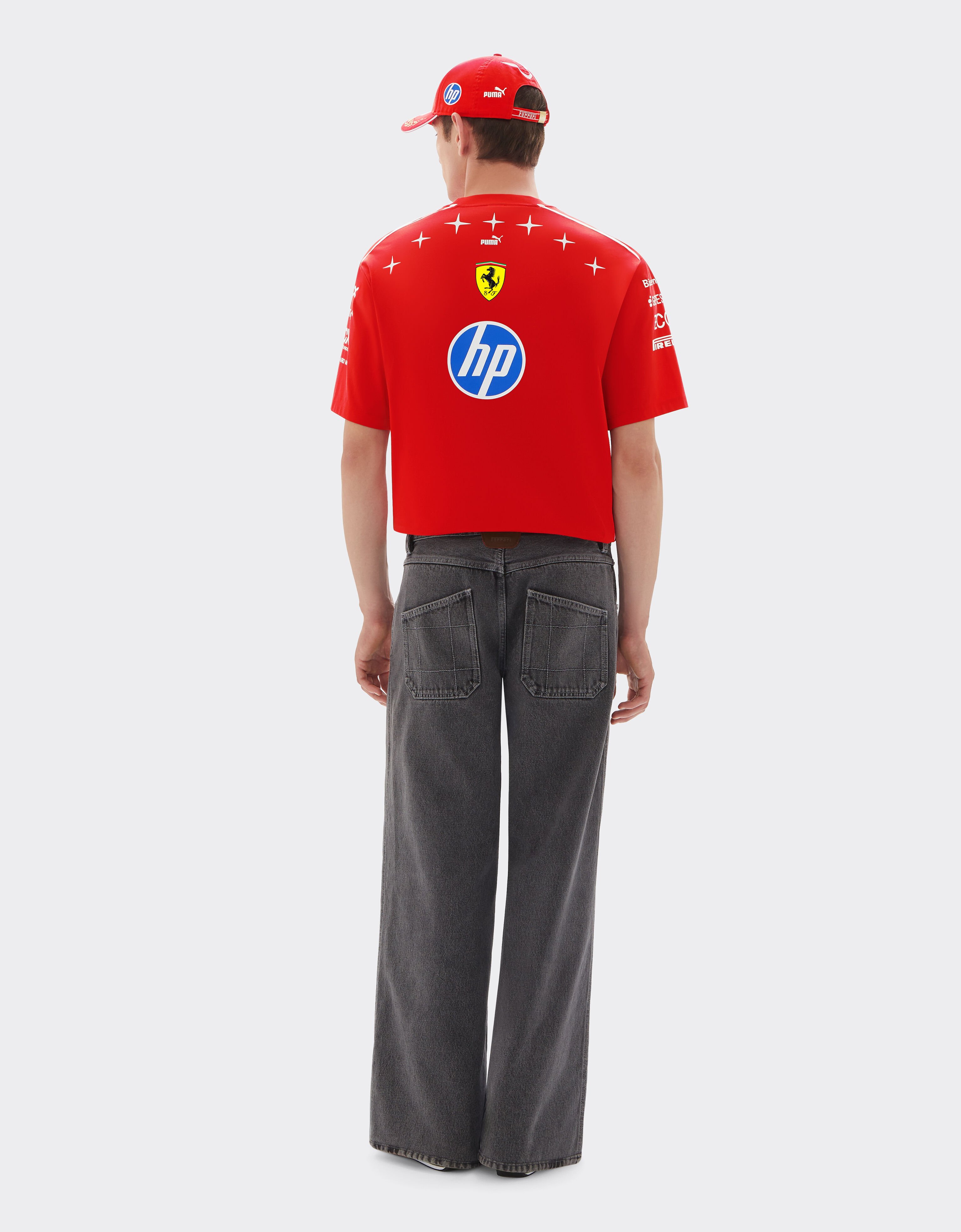 Ferrari Replica T-Shirt for the 2026 Monza Grand Prix in Rosso