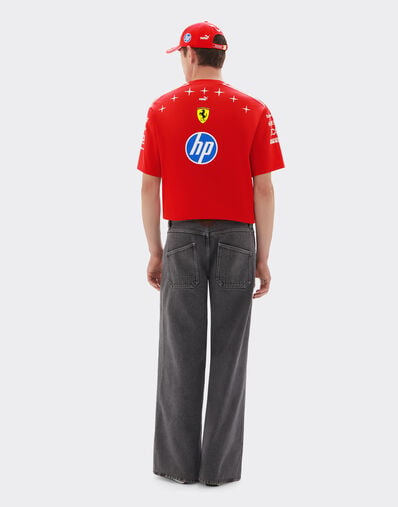 Ferrari Ferrari Replica T-Shirt for the 2026 Monza Grand Prix Rosso LJ0TH1145EXT0001f