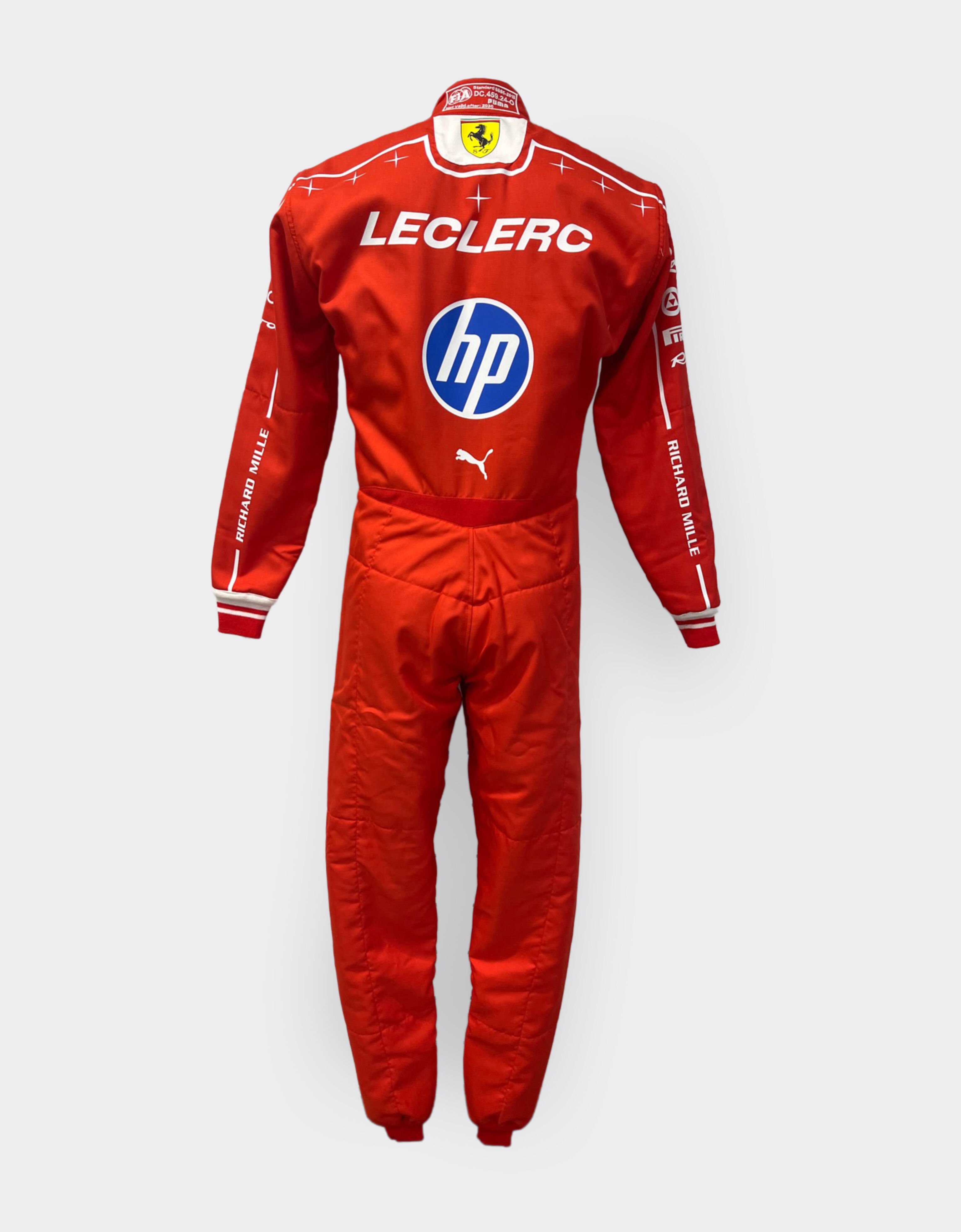 Replica tuta da gara Leclerc Ferrari per il GP di Monza 2026 Ferrari Replica tuta da gara Leclerc Ferrari per il GP di Monza 2026 Rosso LW0JU1089EXT0001f