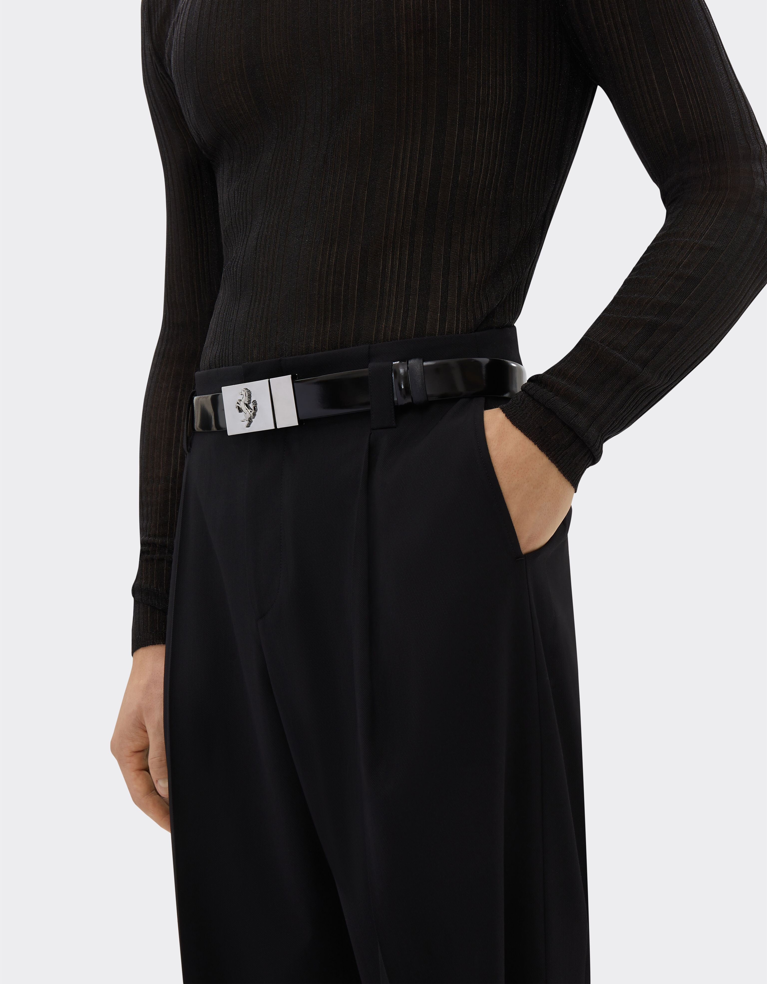 Ferrari Trousers in comfort wool Black 21623f
