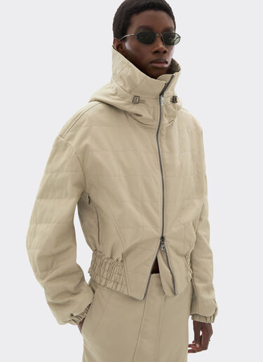 Ferrari Q-Cycle® Cotton Twill Bomber Jacket Chalk 22613f