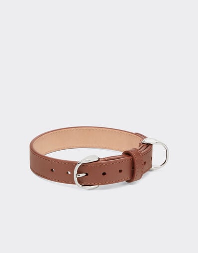 Ferrari Ferrari x Charles Leclerc leather collar Brown 49287f