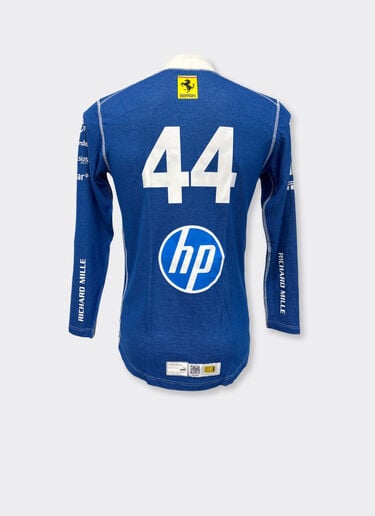 Ferrari Puma for Scuderia Ferrari HP Lewis Hamilton Monza 2025 racing undersuit Blu Scozia LA0CNf