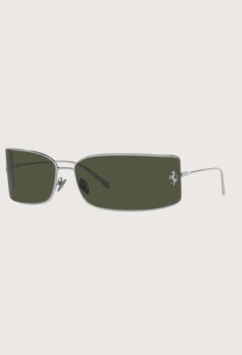 Ferrari Ferrari shield sunglasses with green lenses Black Matt F1251f