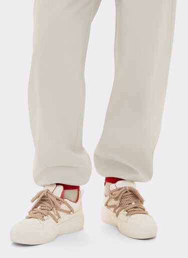 Ferrari x Charles Leclerc low-top nubuck trainers Ferrari Ferrari x Charles Leclerc low-top nubuck trainers Ecru 49186f