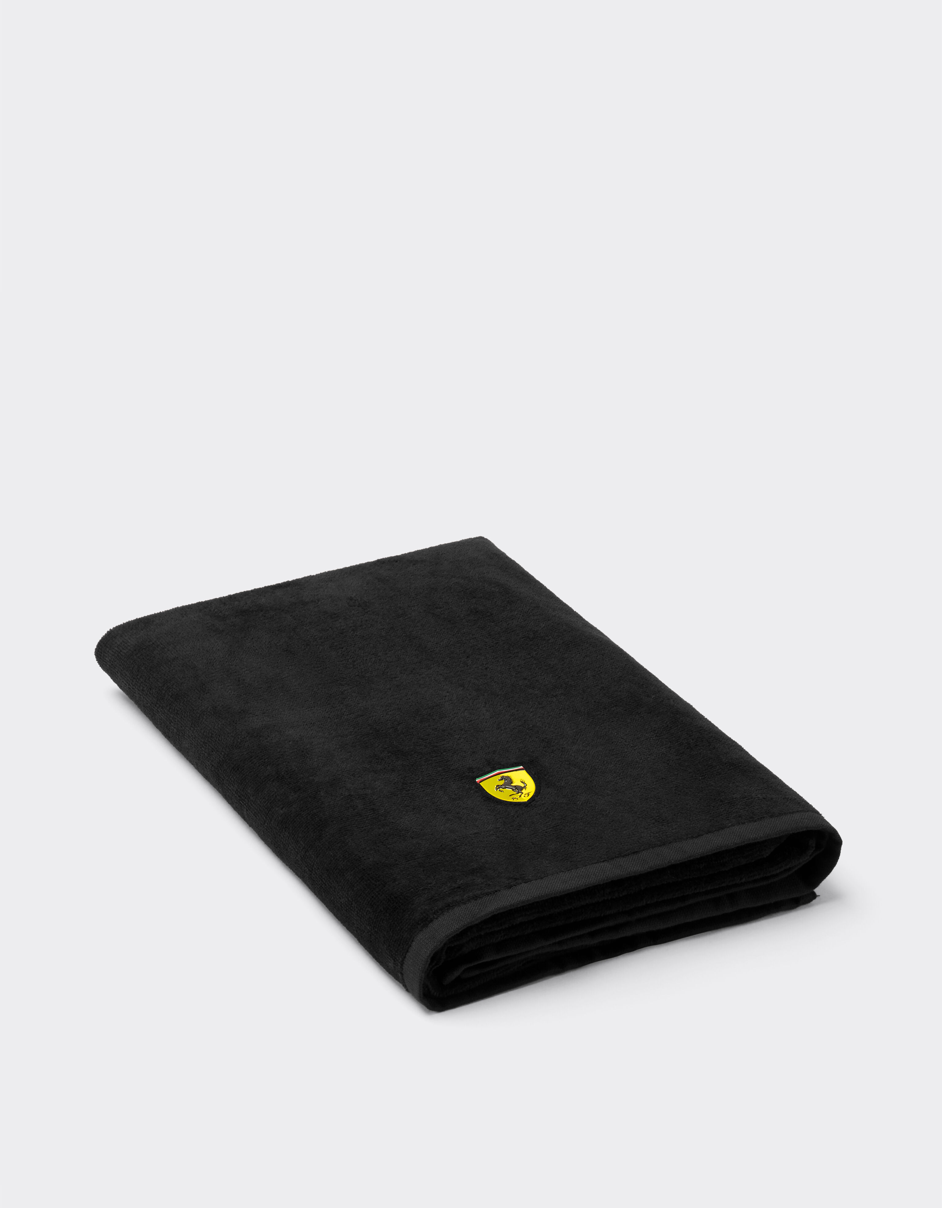 Toalla de algodón de la Scuderia Ferrari Ferrari Toalla de algodón de la Scuderia Ferrari Black SANBT0001JCO0074f