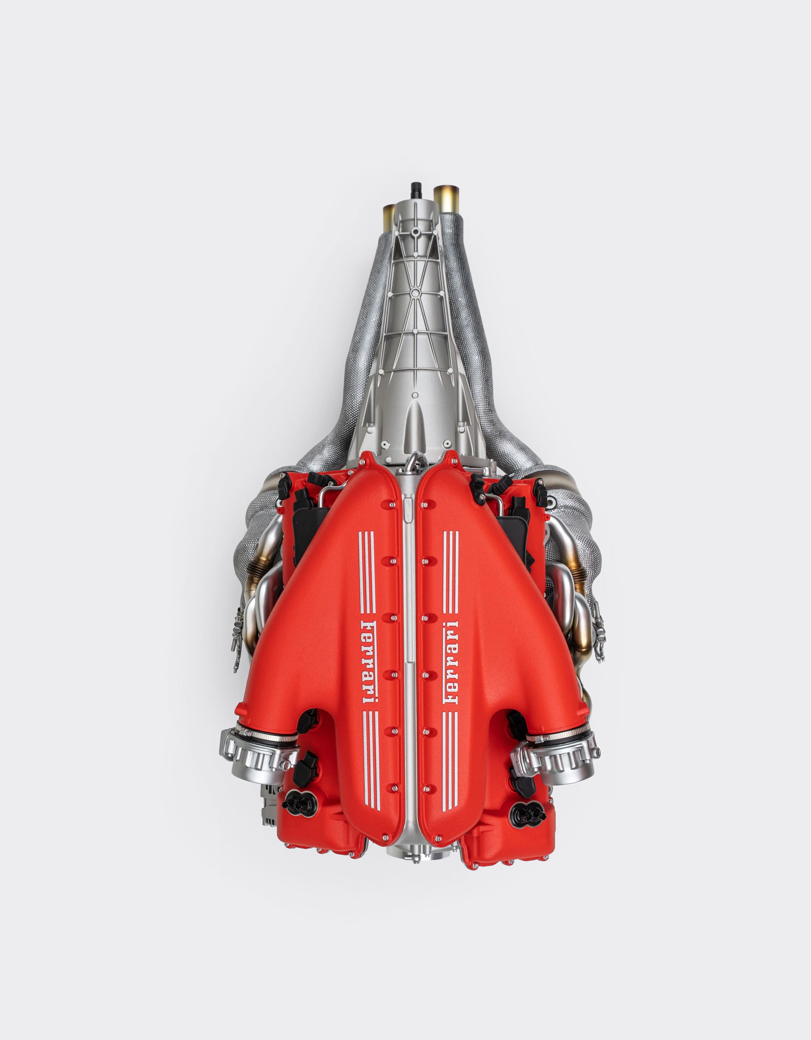 Ferrari Ferrari 12-cylinder engine and gearbox model in 1:4 scale Silver LA0I1f