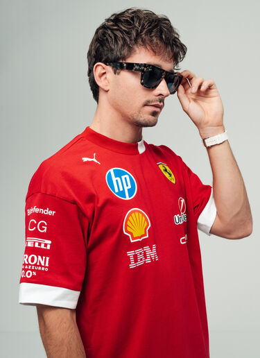 Ferrari Ray-Ban for Scuderia Ferrari RB2217M in grey havana acetate with dark grey lenses Ingrid LA014f