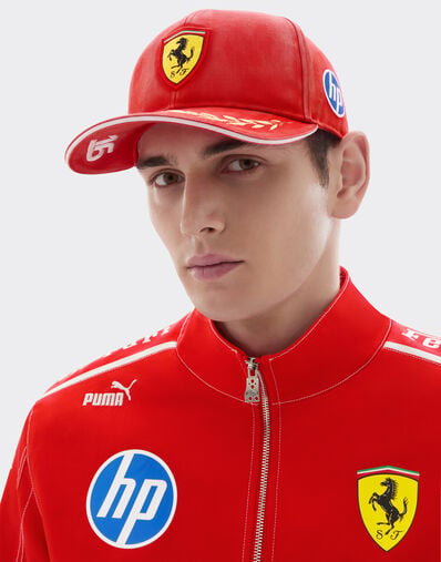 Ferrari Leclerc Replica Baseball Cap for the 2026 Monza Grand Prix Rosso LA0CP1136EXT0001f
