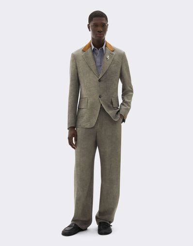 Ferrari Cady Blazer with Washed Effect Olive green CWMJK0008WVI0005f