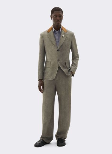 Cady Blazer with Washed Effect Ferrari Cady Blazer with Washed Effect Olive green CWMJK0008WVI0005f