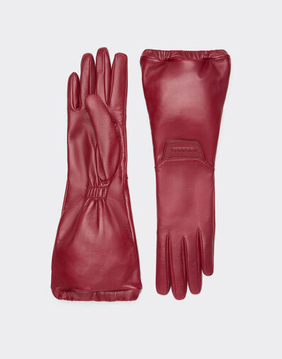 Ferrari Guanti lunghi da guida in nappa Cherry 22712f