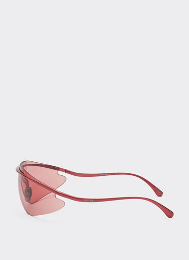 Ferrari Lunettes de soleil Ferrari en métal rouge avec monture rouge Rouge F1529f