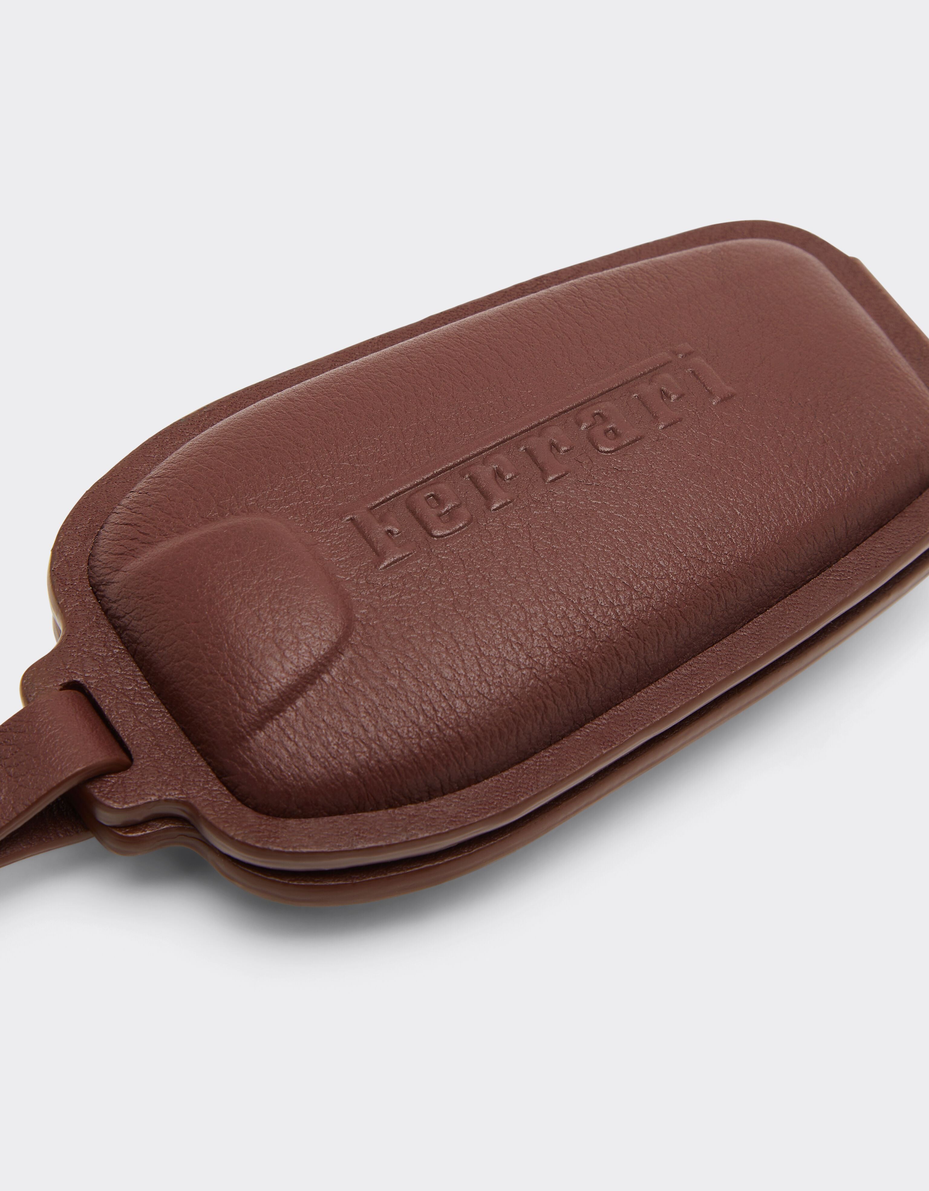 Ferrari Ferrari leather keychain Espresso 49237f