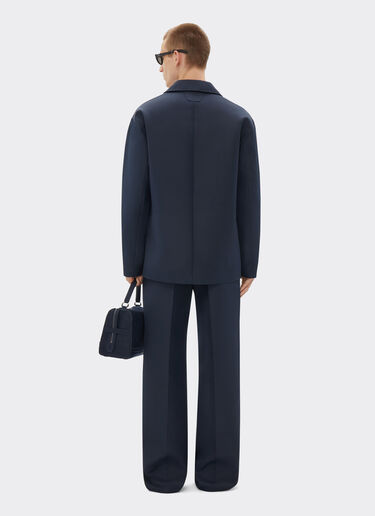 Ferrari Blazer in two-tone double-sided tech fabric Navy 21763f