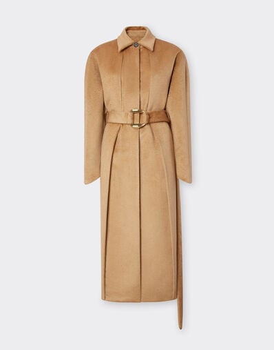 Ferrari Coat in sable-effect alpaca Camel 49840f