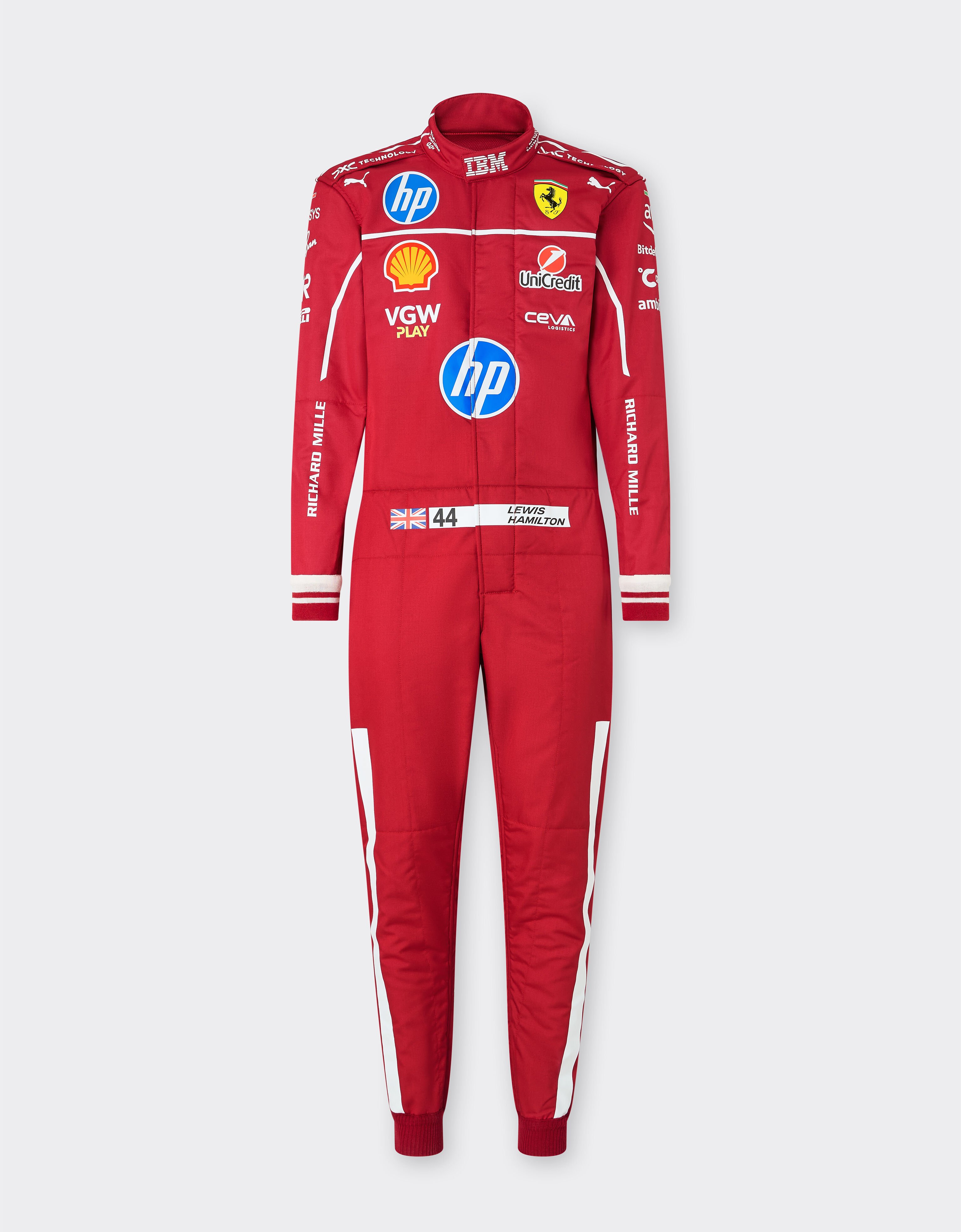 Ferrari Lewis Hamilton Puma racing suit for Scuderia Ferrari Red LA08Nf