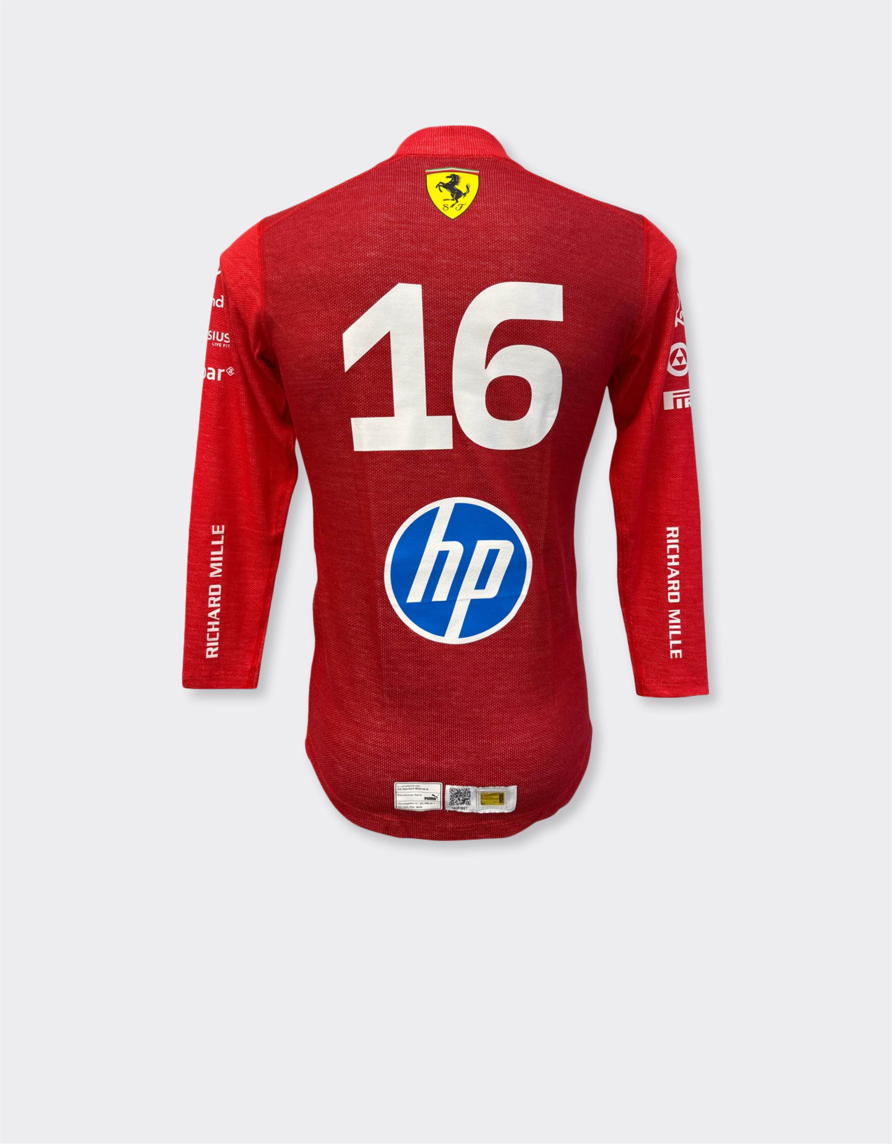 Charles Leclerc Puma for Scuderia Ferrari HP Las Vegas 2025 racing undersuit Ferrari Charles Leclerc Puma for Scuderia Ferrari HP Las Vegas 2025 racing undersuit Red LA0D6f