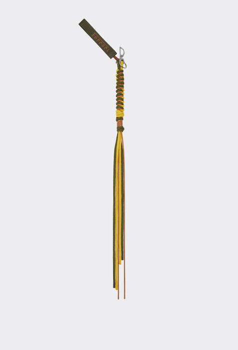 Ferrari 法拉利提花饰带编绳钥匙圈 铁锈色 47156f