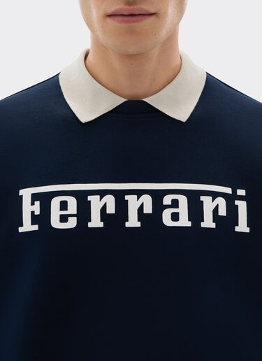Ferrari Scuba sweatshirt with Ferrari logo Navy 20518f