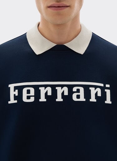 Scuba sweatshirt with Ferrari logo Ferrari Scuba sweatshirt with Ferrari logo Navy 20518f