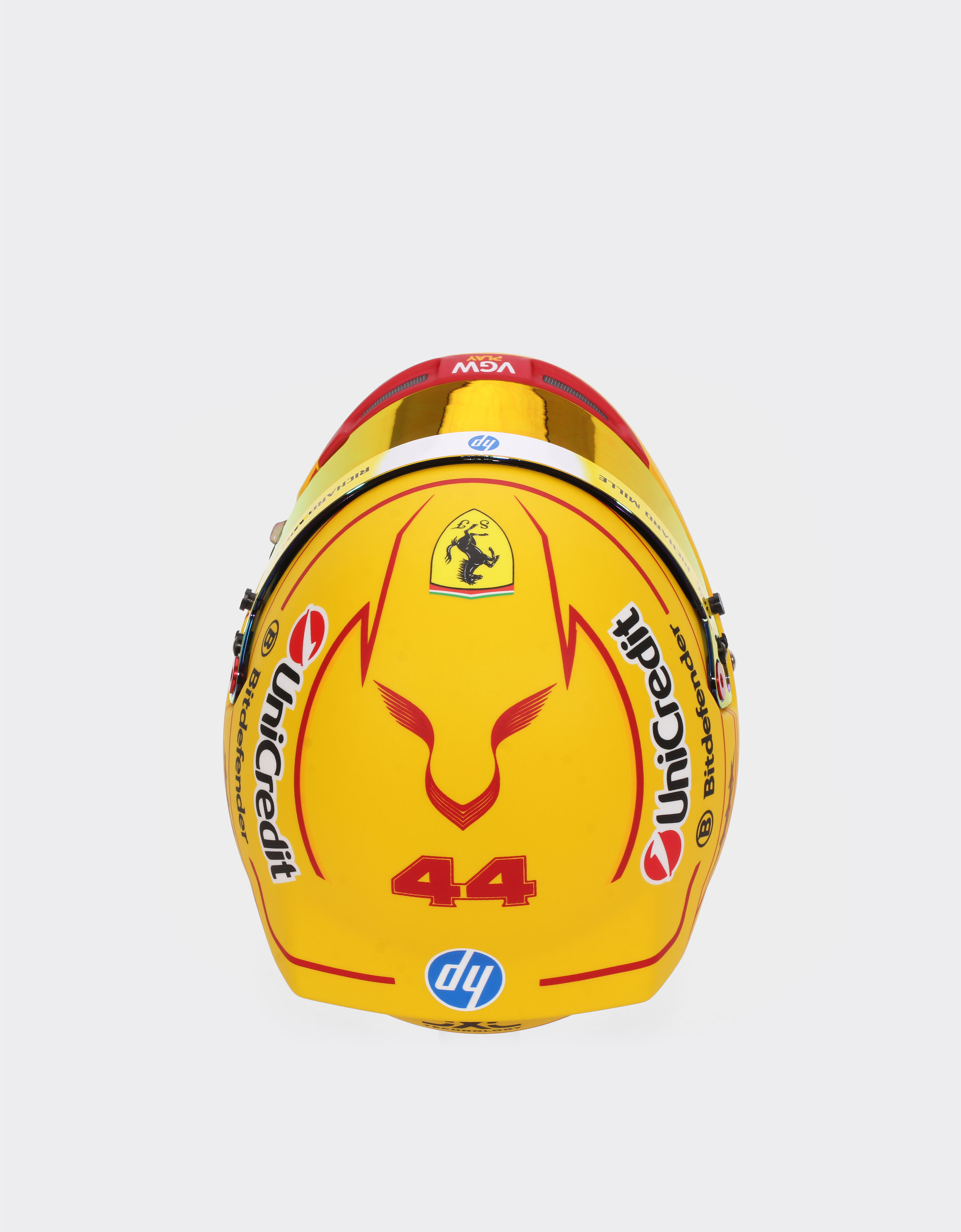 Ferrari 2025 Lewis Hamilton helmet in 1:1 scale MULTICOLOUR LA06Zf