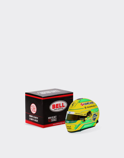 Ferrari Mini Helmet Hamilton Brazil Special Edition 2025 1:2 Scale Multicolore LA0DEf