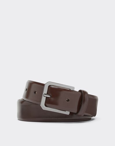 Ferrari Leather belt Espresso 49261f