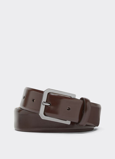 Ferrari Leather belt Espresso 49261f