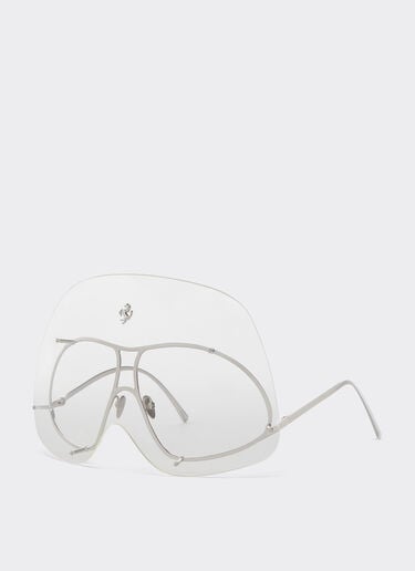Ferrari Limited Edition metal sunglasses with transparent shield Ferrari Ferrari Limited Edition metal sunglasses with transparent shield Silver F1247f