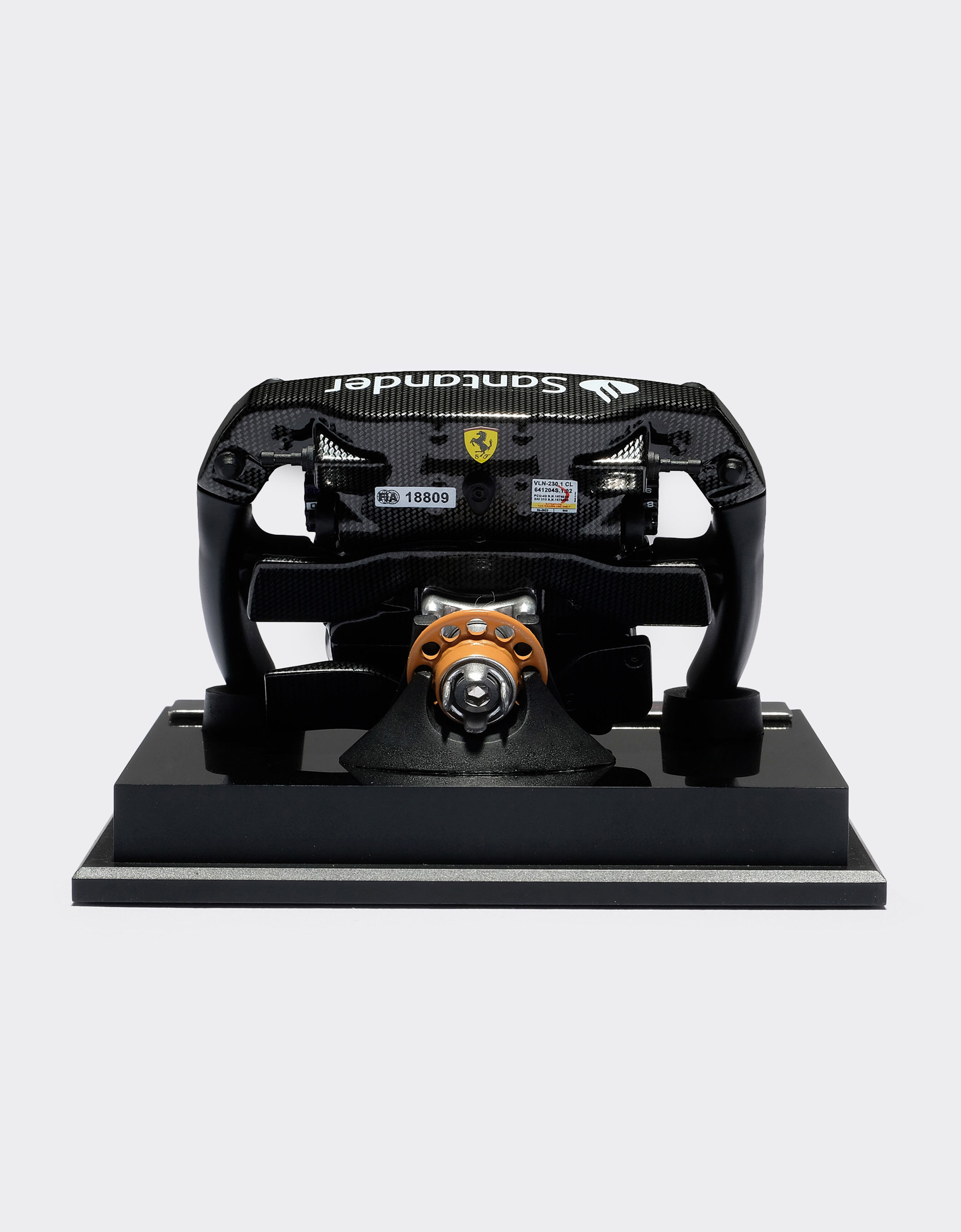 Ferrari SF-23 steering wheel model in 1:4 scale Black F1048f
