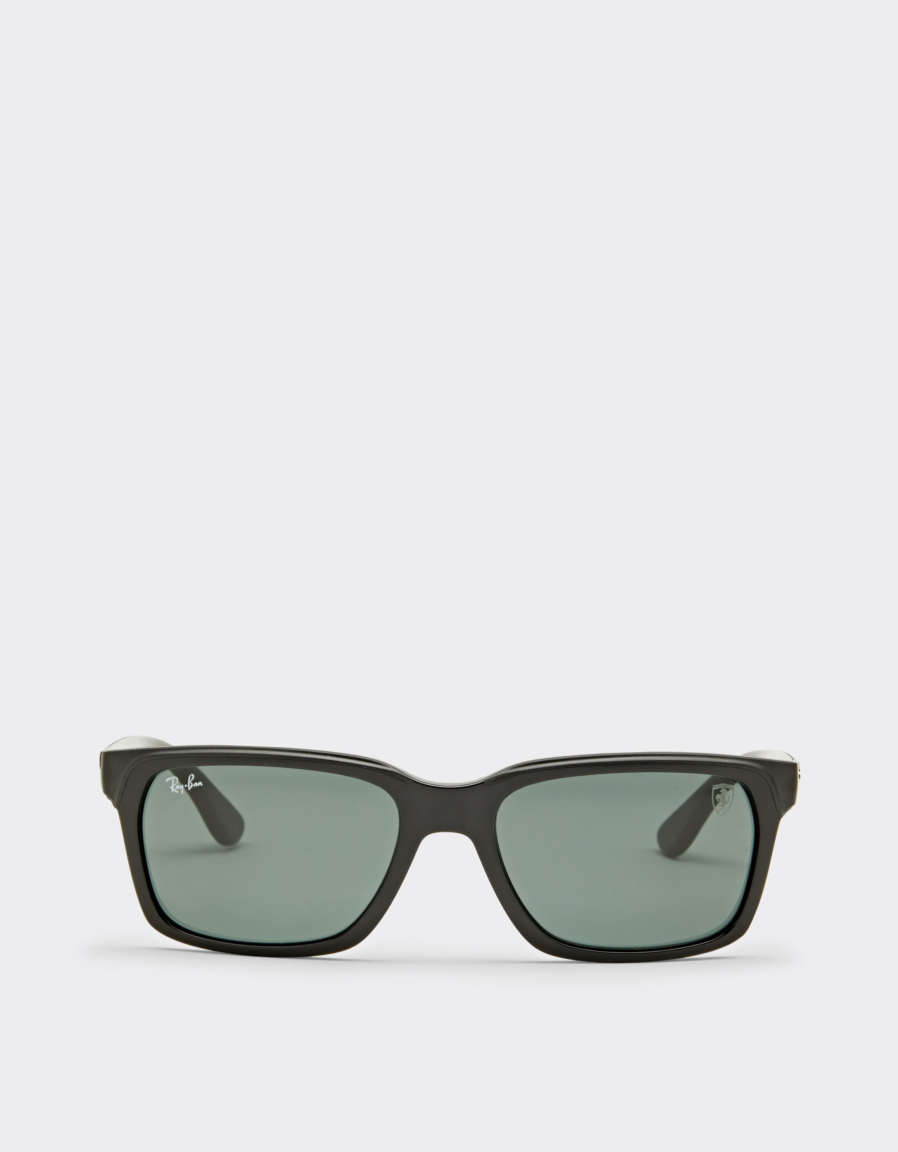 ${brand} Ray-Ban for Scuderia Ferrari RB4393M black with dark green lenses ${colorDescription} ${masterID}