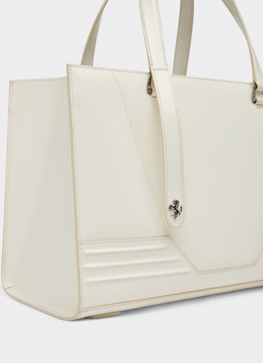 Ferrari Ferrari GT brushed leather tote bag Ivory 21366f