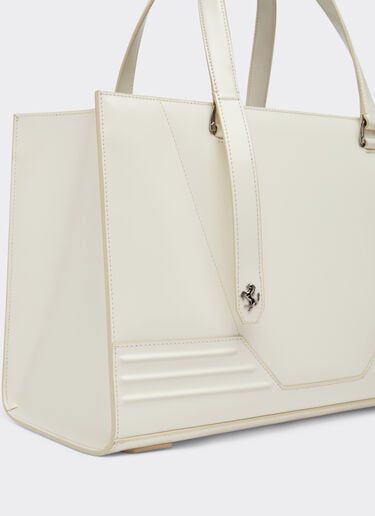 Ferrari GT brushed leather tote bag Ferrari Ferrari GT brushed leather tote bag Ivory 21366f