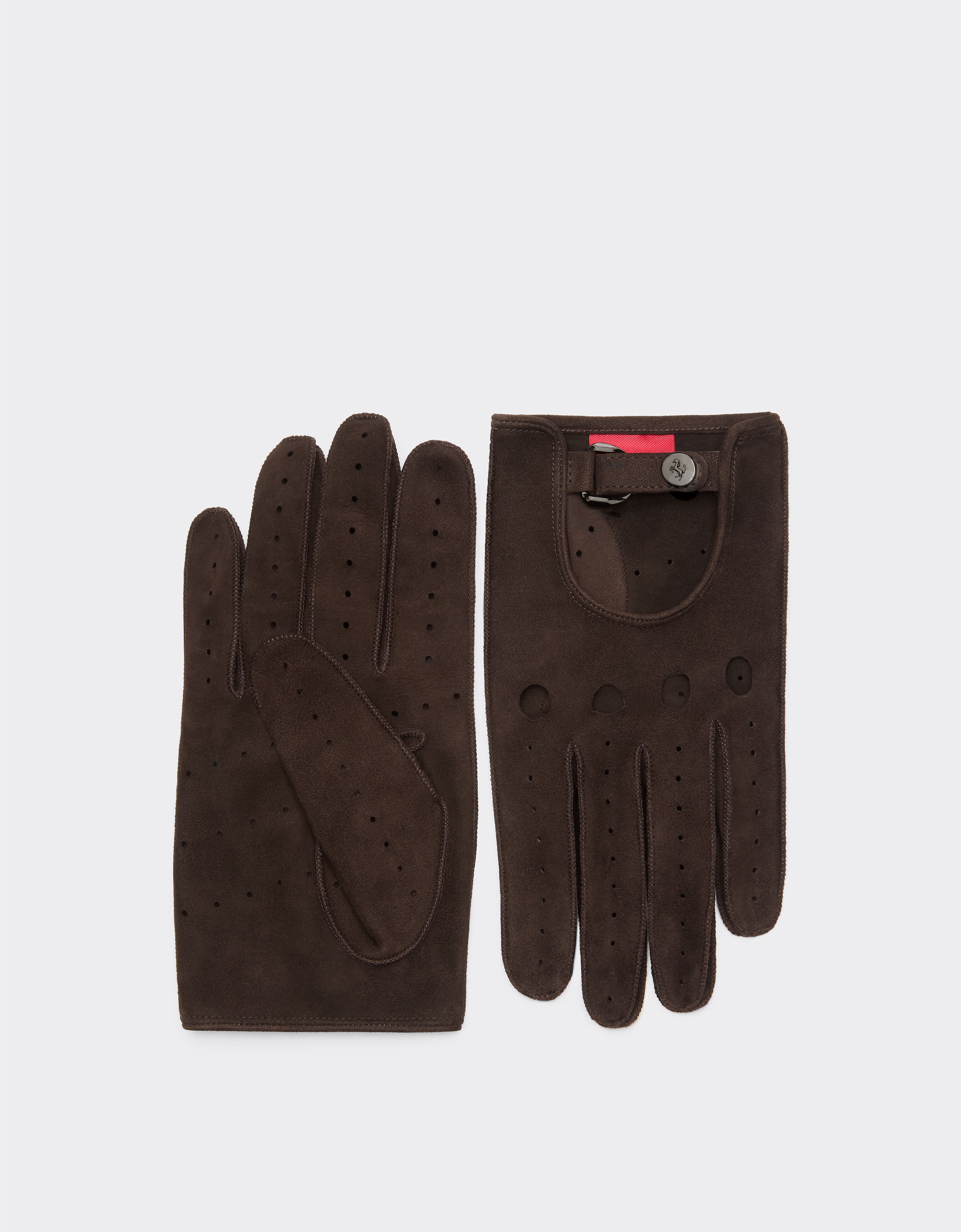 Ferrari Gants de conduite en daim Espresso 22709f