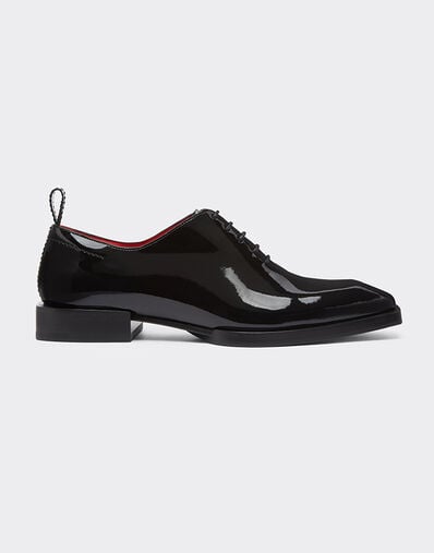 Ferrari Oxford shoe in coated leather Black 22011f