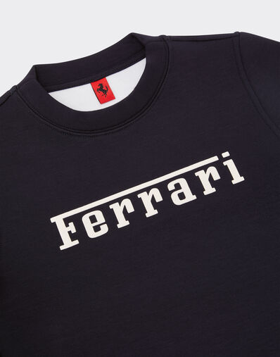 Ferrari Scuba sweatshirt with Ferrari logo Navy 51064fK