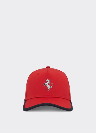 Ferrari Baseball cap con Cavallino Rampante in metallo Rosso Corsa 20815f