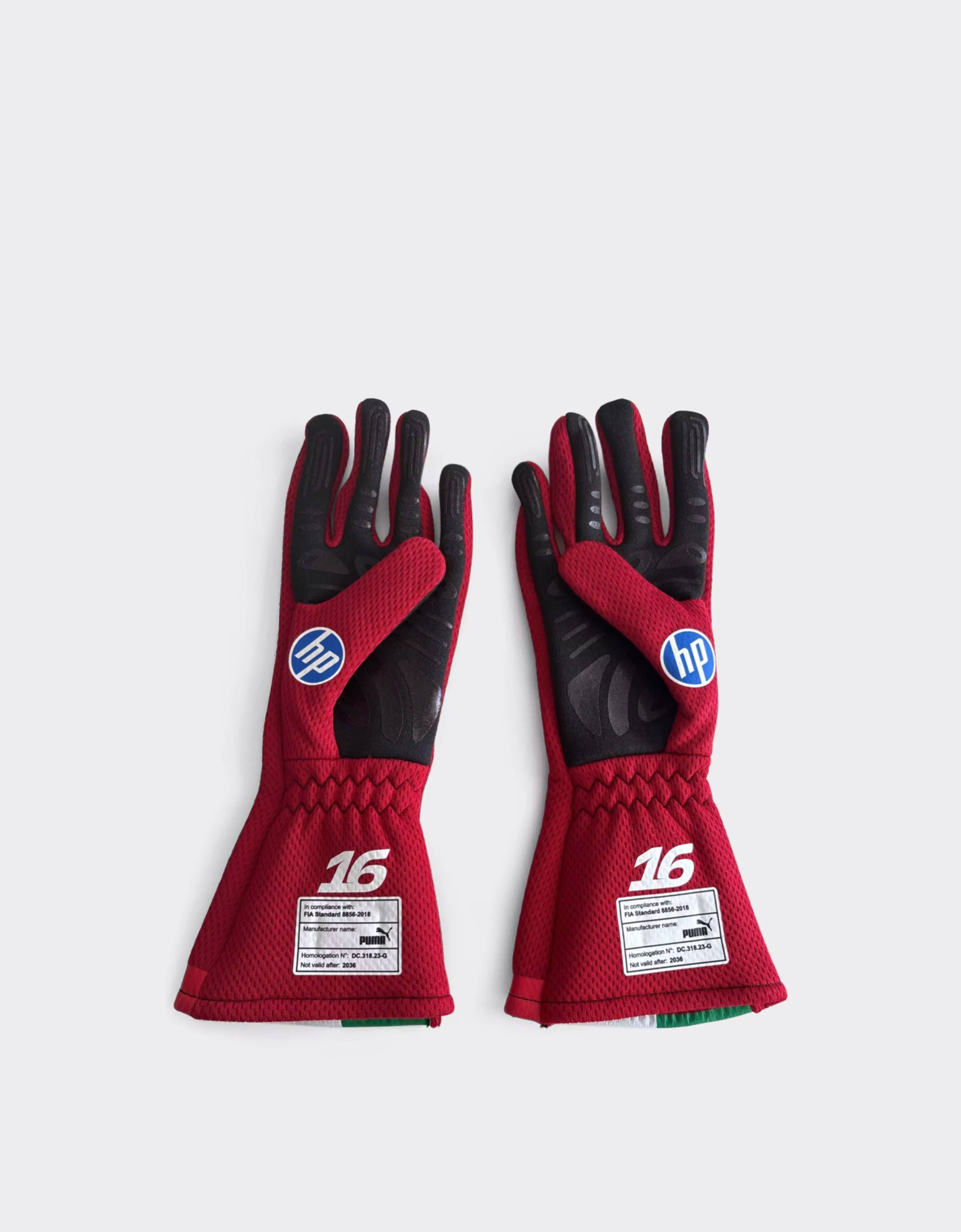 Replica-Rennhandschuhe Leclerc für den GP von Monaco 2026 Ferrari Replica-Rennhandschuhe Leclerc für den GP von Monaco 2026 Rosso LA0GL1083EXT0001f
