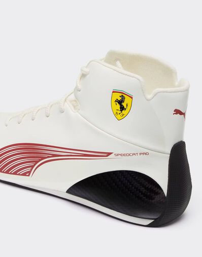 Ferrari Leclerc Replica Speedcat Pro trainers for the 2026 Monaco Grand Prix Bianco LS0OT1222EXT0001f