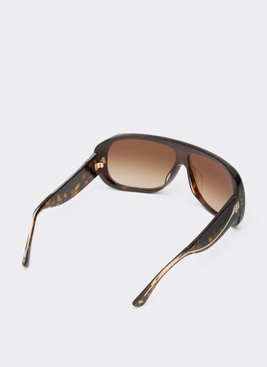 Ferrari Ferrari sunglasses in havana acetate with gradient brown lenses Tortoiseshell F1270f