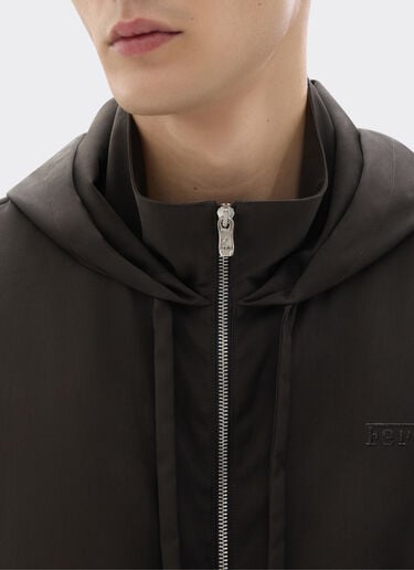 Ferrari Q-Cycle® cool wool windbreaker Dark brown 50782f