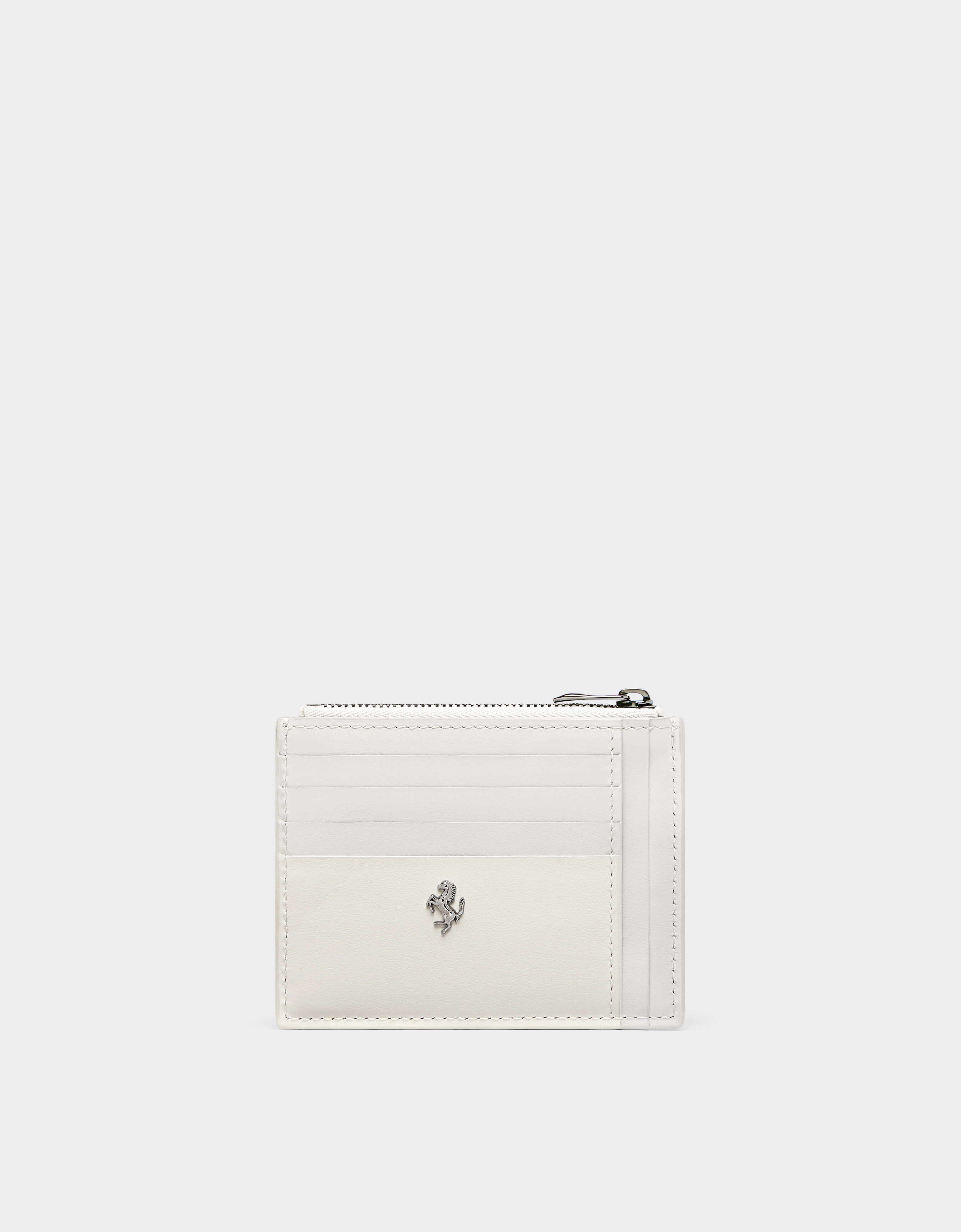 Ferrari Ferrari GT card holder in smooth leather Ecru 22150f