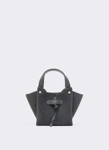 Bolso tote mini de ante Ferrari Bolso tote mini de ante Grigio Titano CBWTO0018YL00046f