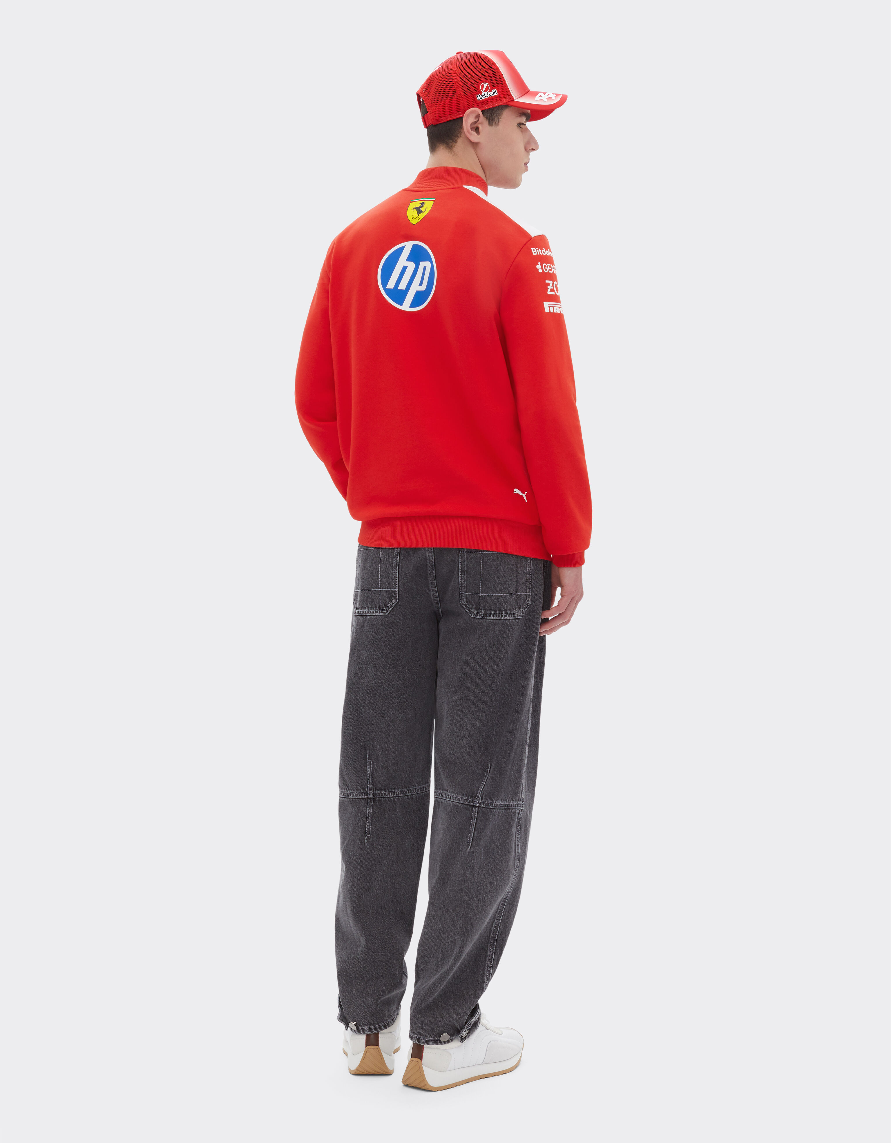Scuderia Ferrari® チーム ハーフジップ スウェット | Ferrari Store®