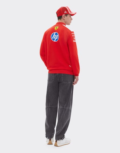 Ferrari Replica 2026 Puma for Scuderia Ferrari HP Sweatshirt mit halbem Reißverschluss Rot LA0H9f
